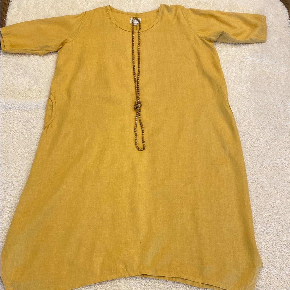 Heart's Desire Mustard Yellow Dress